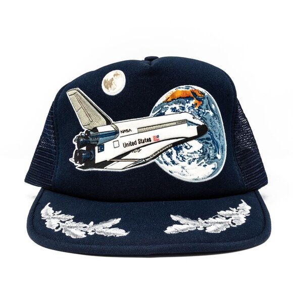 Vintage Space Shuttle STS-3 Mesh Snapback Trucker Hat - Picture 1 of 8